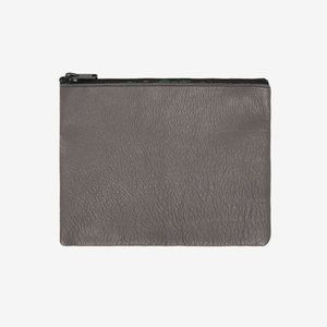 LEATHER CLUTCH With zipper leather purse accessories bag